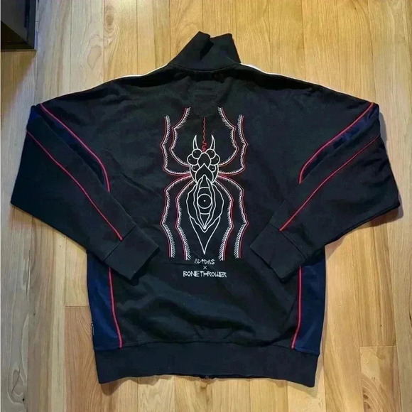 Adidas X Bonethrower Zip Up Track Jacket David Cook  L - Picture 3 of 4